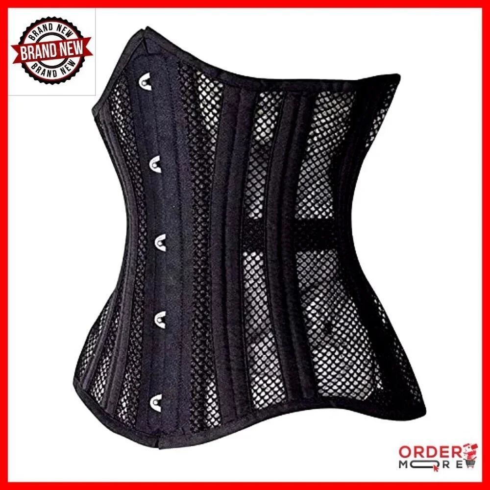 Longline Steel Boned Waist Trainer Corset Heavy Duty Shapewear Hourglass
